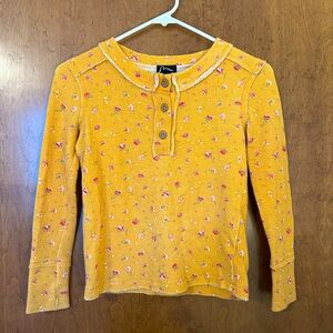 Art Class Girls Henley Long Sleeved Shirt